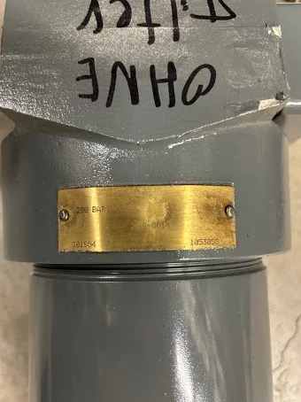 Refurbished PARKER filter housing for die casting machines
